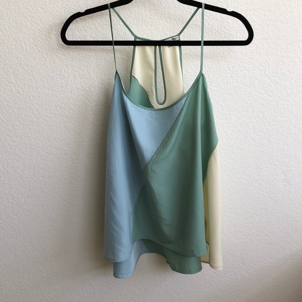 Rebecca Minkoff Flowy Cami Tri-color, Sz M